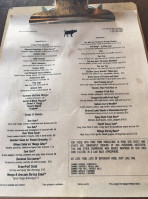 Summer Buffalo menu