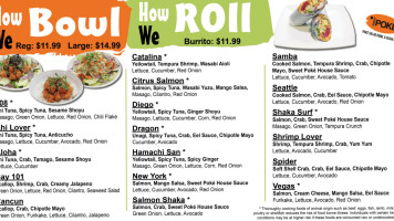 Sweet Poke menu