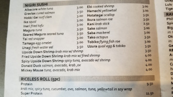 Sushi 7 menu