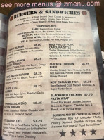 Double Eagle Grill menu