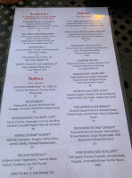 Sorelle And Grill menu