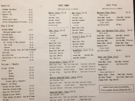 Sushi Ichi menu