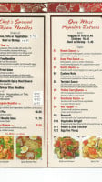 Asian Bistro menu