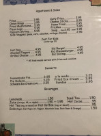 Hillside Diner menu