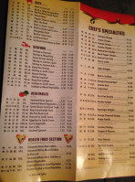 Panda House menu