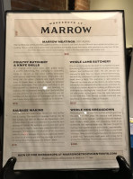 Marrow menu