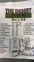 The Desert Pita & Grill menu