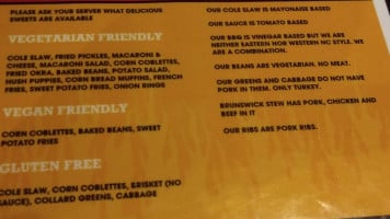 Bobbee Os Bbq menu