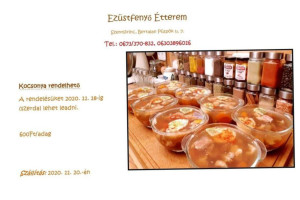 Ezüstfenyő Étterem food