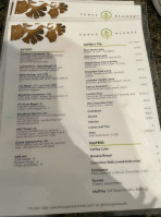 Fancy Plants Cafe menu