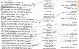 Pizzeria Rebato menu