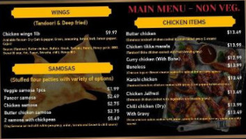 Lucky's Punjabi Dhabba Indian Head menu