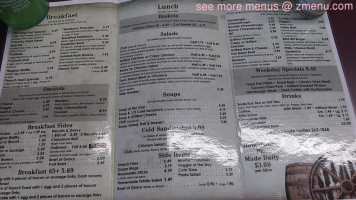 Hitching Post Restuarnat menu