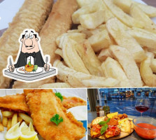 Enzo's Pizzeria-fish Chips food