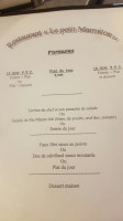 Le Petit Marmiton menu