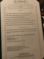 Le Grand menu