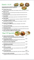 Thai Vp menu