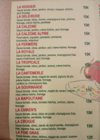 Pizzeria Chateau De Cantemerle menu