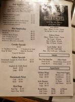 Willy's Pizzeria menu