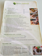 Basil Garden Pho menu
