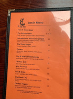 The Tilted Dog Pub Kitchen menu