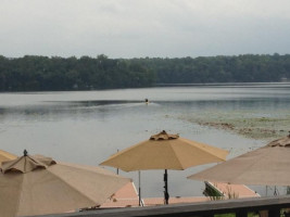 Boat House On Swartswood Lake outside