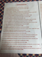 Embers Steakhouse, México menu