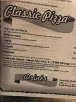 Art's Pizza menu