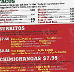 Tu Casa Mexican And Pizza menu