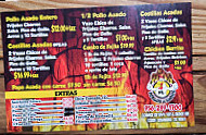 Pollos Asados Nuevo Leon menu