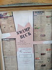 The Swamp Buck Restaurant menu