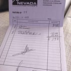 Nevada menu