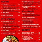 Spy-C Thai Carlton menu