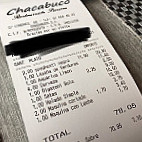 Chacabuco menu