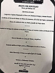 Cerviceria La Parroquia menu