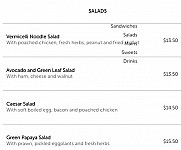 Republic Sandwiches & Salads menu
