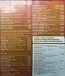 Reggio Lounge menu