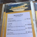 Recanto Do Estaleiro menu