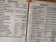 Valgykla Tomalina menu