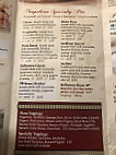 Bellisimo Pizza Cafe Inc menu