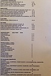 The Pav Bar menu