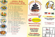 China Buffet menu