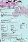 The Moon Sushi And Asian Bistro menu
