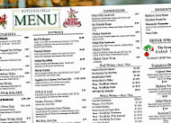 The Hills menu
