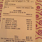 Puerto Barraco menu