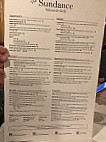 The Sundance Saloon Grill menu