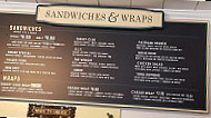 Sina's Backroads Cafe menu