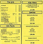 Bill's BBQ Chicken menu