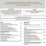 2KW Bar and Restaurant menu