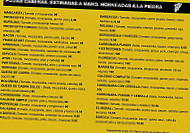 Pizzeria El Moral De Daroca menu